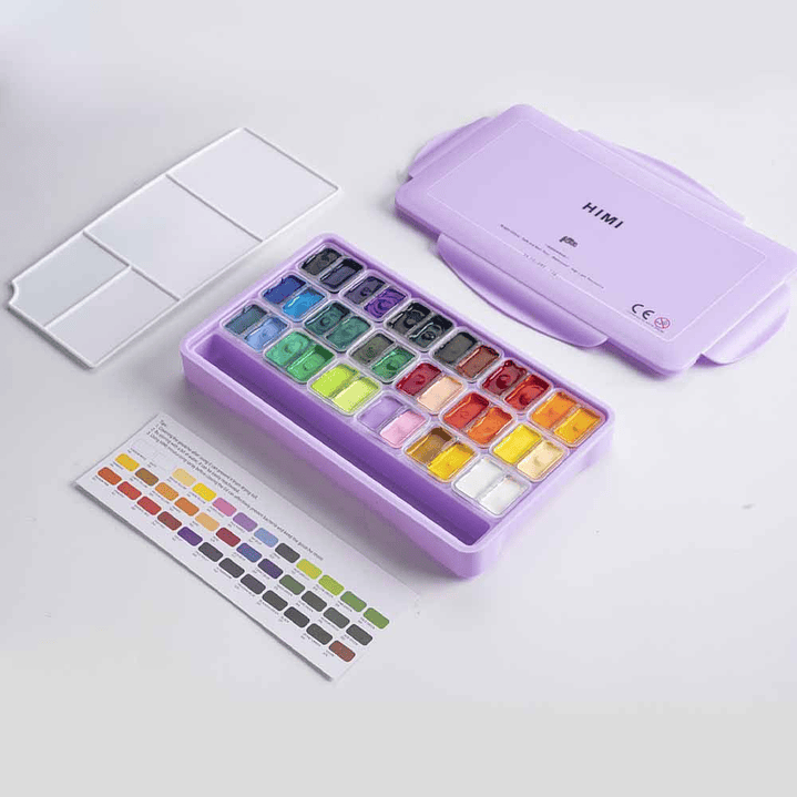 HIMI SET GOUACHE 36 COLORES / 12GR  2