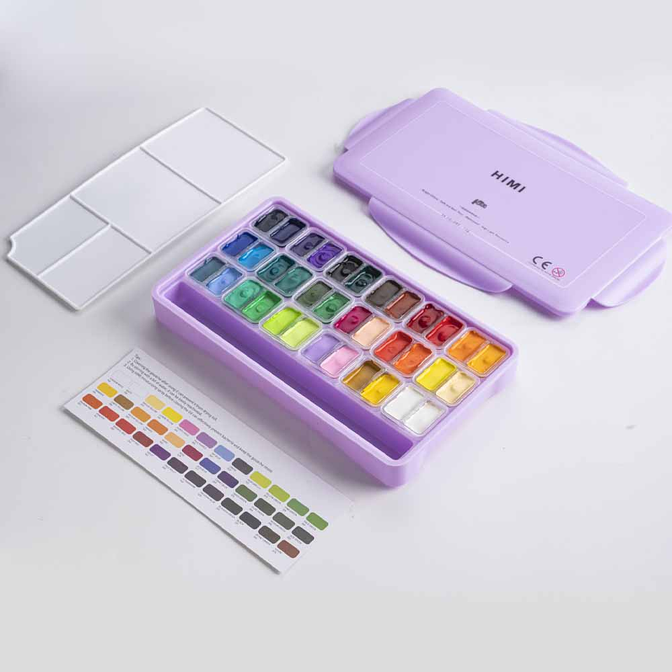 HIMI SET GOUACHE 36 COLORES / 12GR  2