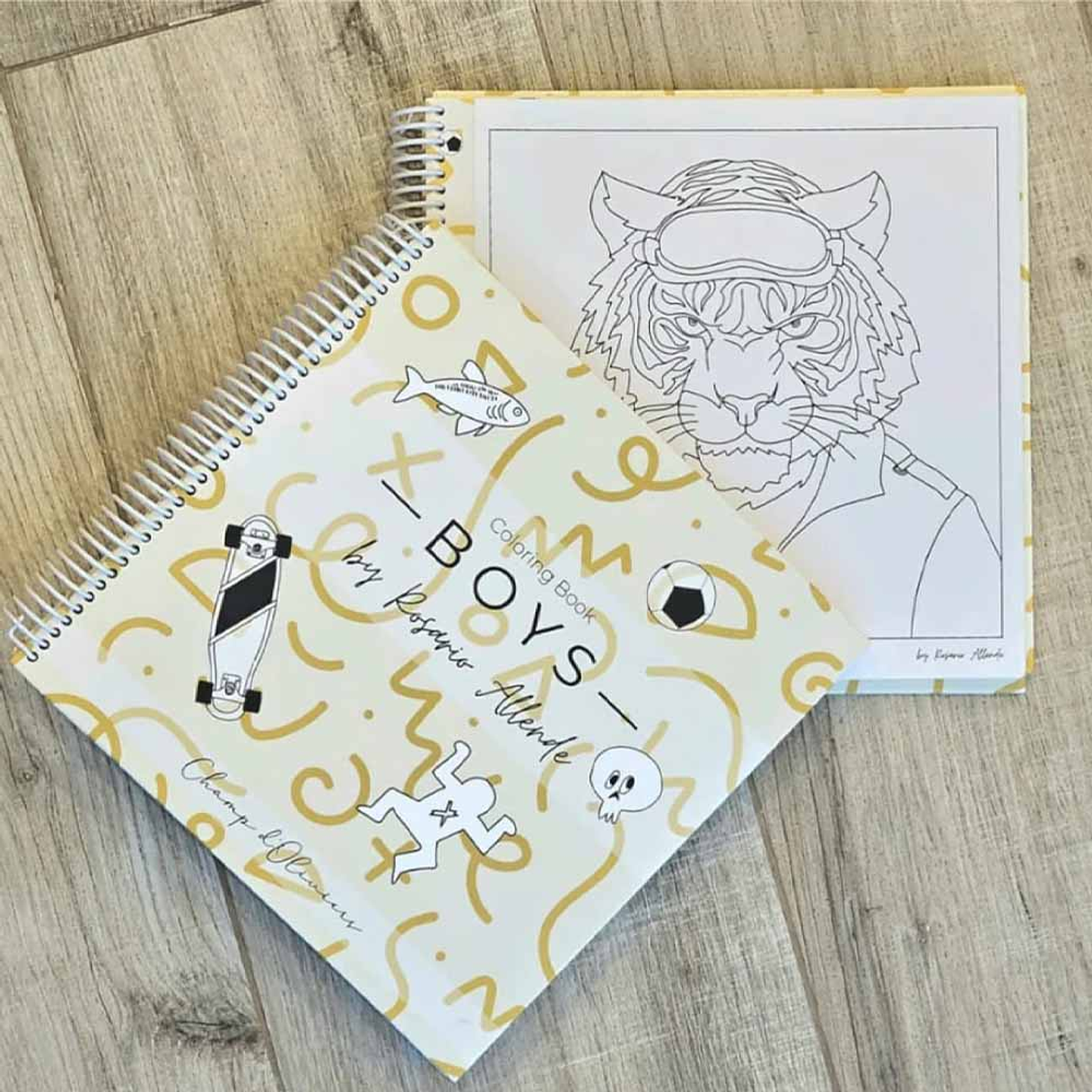 LIBRO COLORING BOOK BOYS ROSARIO ALLENDE 2