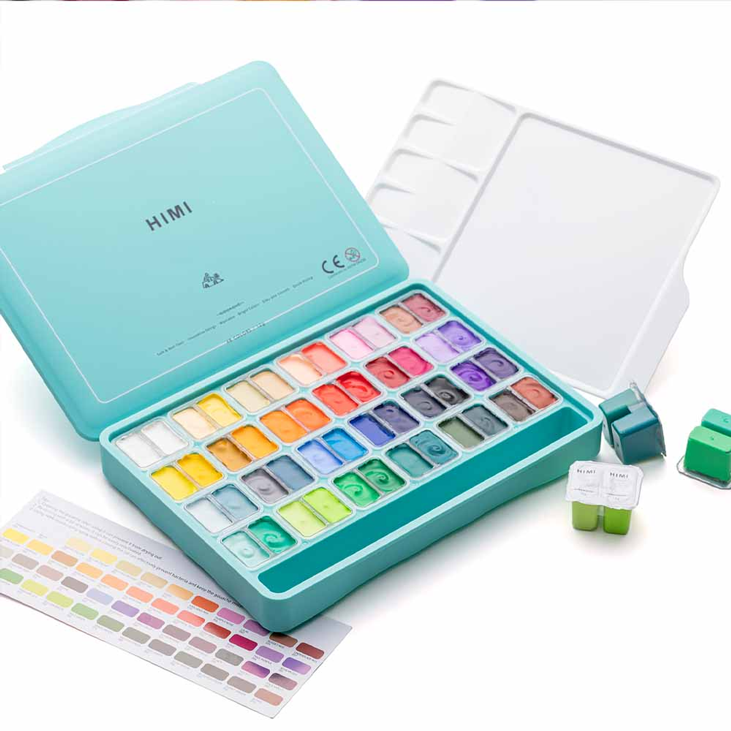 HIMI SET GOUACHE 48 COLORES / 12GR  1