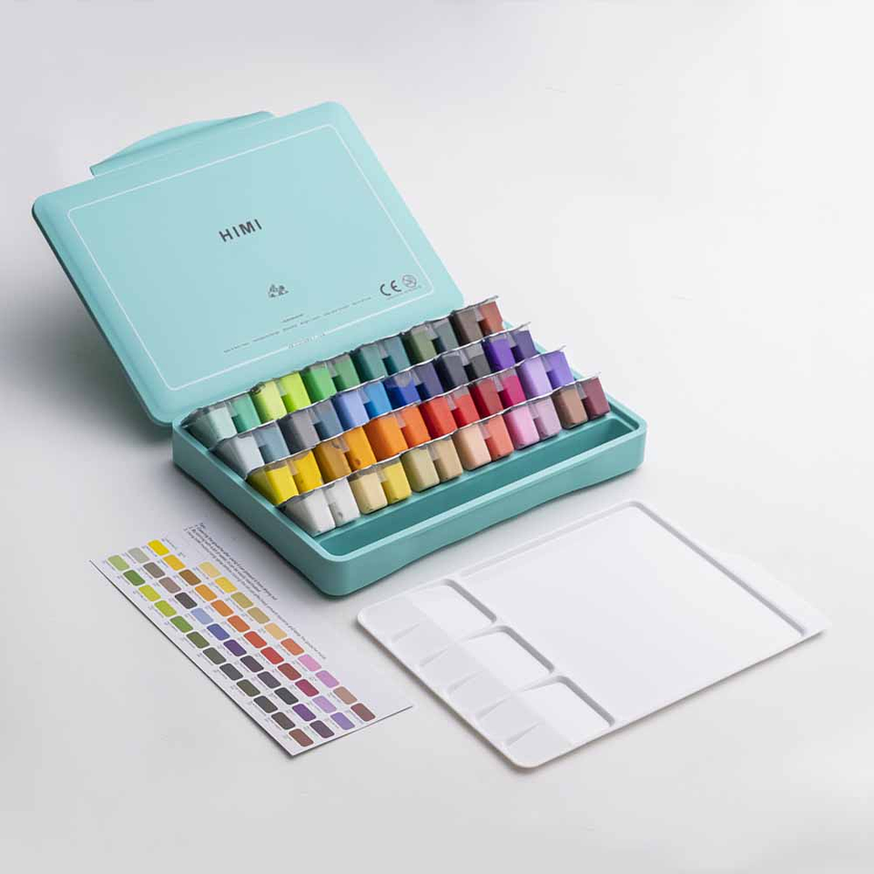 HIMI SET GOUACHE 48 COLORES / 12GR  3