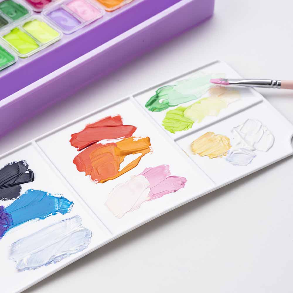 HIMI SET GOUACHE 36 COLORES / 12GR  8