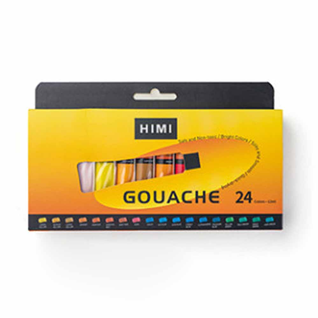 HIMI GOUACHE EN TUBOS 24 COLORES / 12GR  1