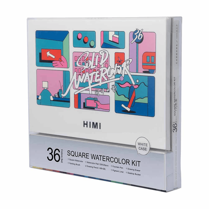 HIMI SET DE ACUARELA 36 COLORES  2