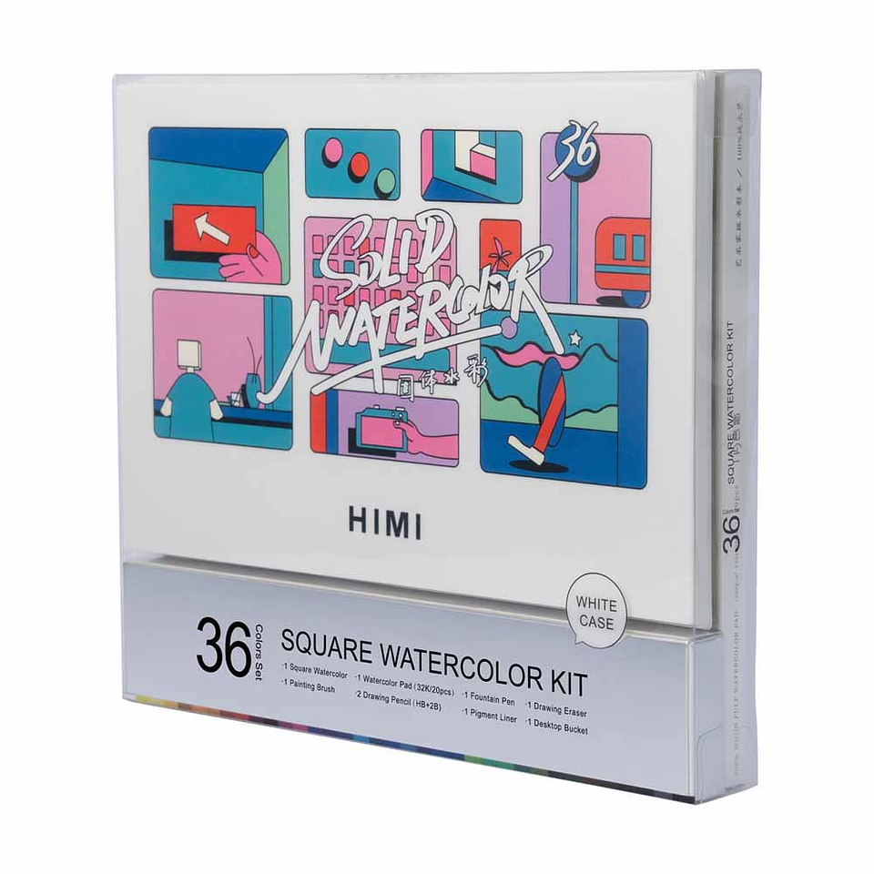 HIMI SET DE ACUARELA 36 COLORES  2