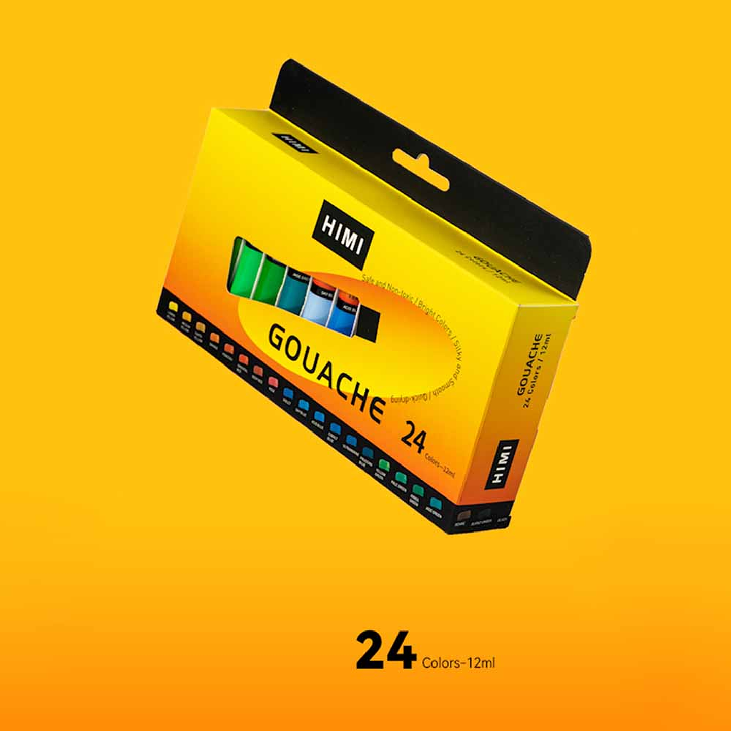 HIMI GOUACHE EN TUBOS 24 COLORES / 12GR  4