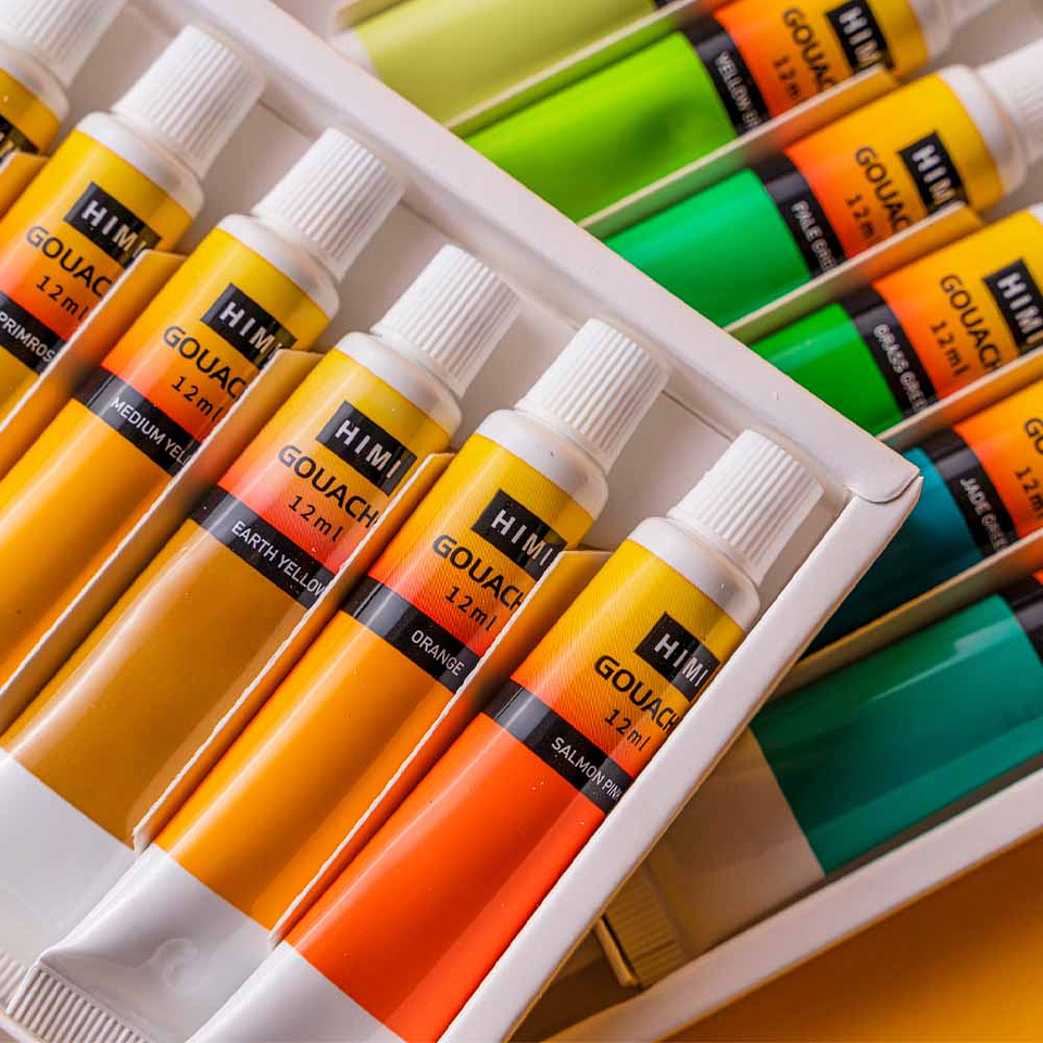 HIMI GOUACHE EN TUBOS 24 COLORES / 12GR  5