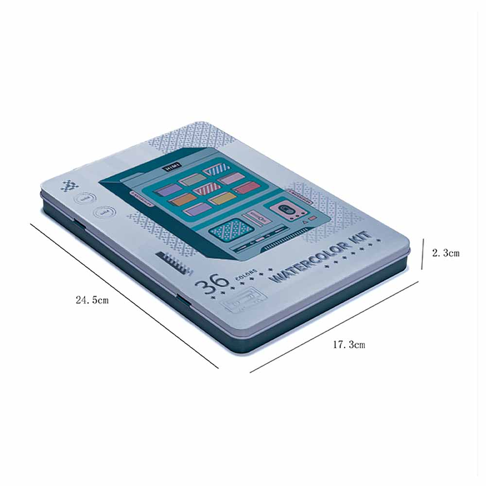HIMI KIT DE ACUARELA 36 COLORES  2