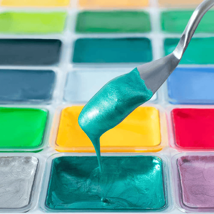 HIMI SET GOUACHE 56 COLORES / 30GR (ESTUCHE BLANCO)  11