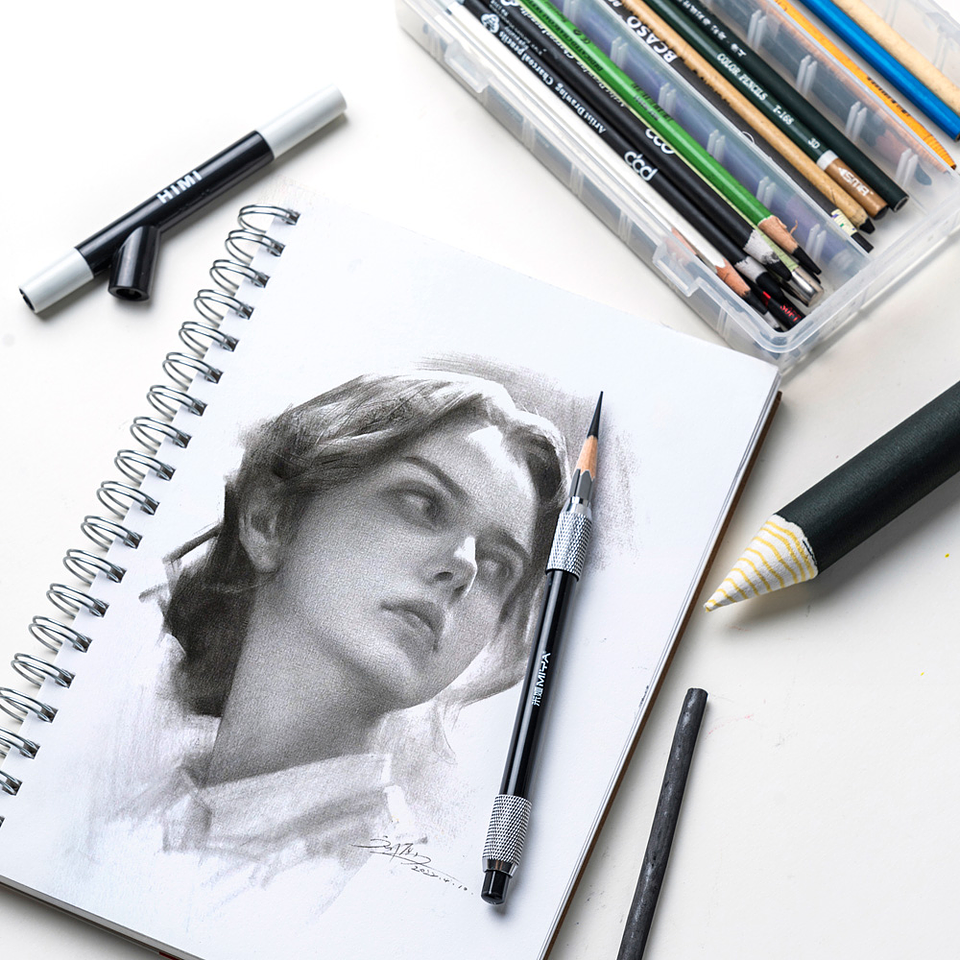 HIMI BLOCK GOUACHE DE 50 PÁGINAS 160 GRS 17.8CM * 25.4CM  3