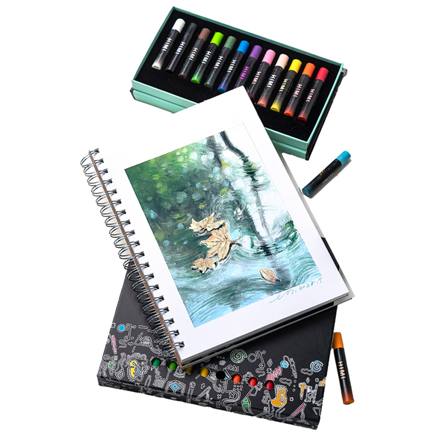 HIMI BLOCK GOUACHE DE 50 PÁGINAS 160 GRS 17.8CM * 25.4CM  4