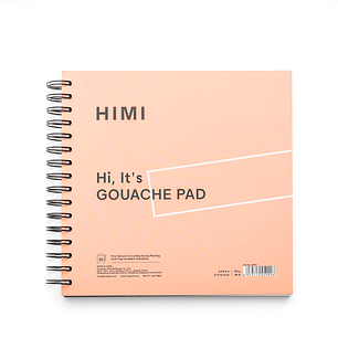 HIMI CUADERNO 8.5IN GOUCHE PAD 21.6*21.6CM-50PCS ROSADO-160G