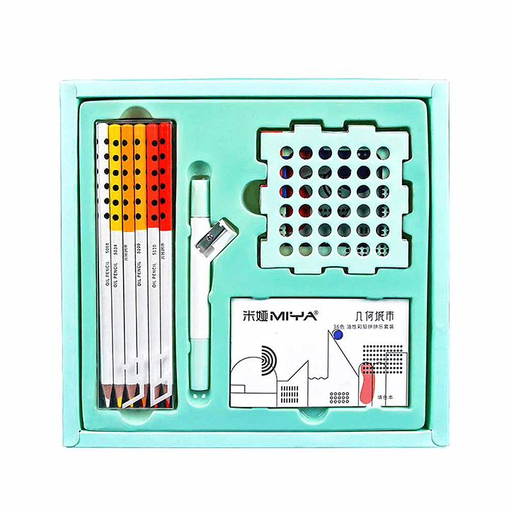 MIYA SET DE REGALO 36 LAPICES DE COLORES  1