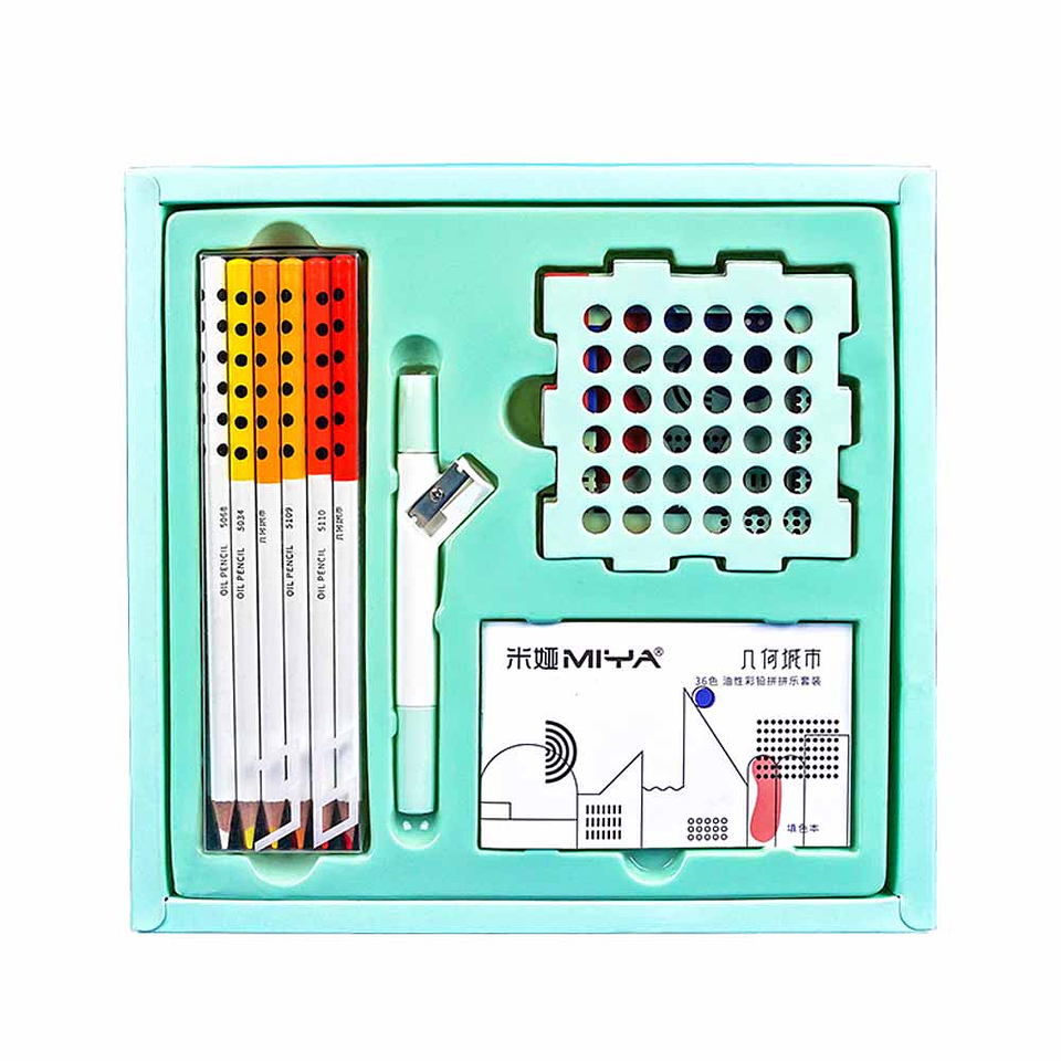 MIYA SET DE REGALO 36 LAPICES DE COLORES  1