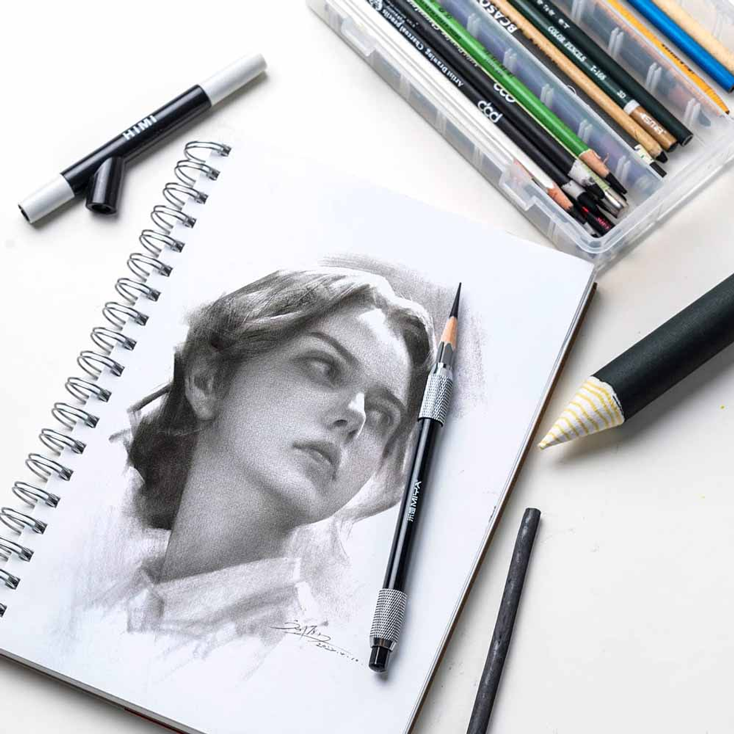 HIMI GOUACHE BLOCK DE 50 PÁGINAS, 160 GRS, 17.8CM * 25.4CM 6