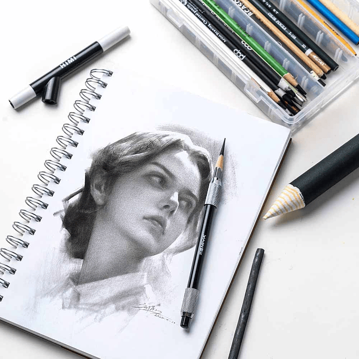 HIMI GOUACHE BLOCK DE 50 PÁGINAS, 160 GRS, 17.8CM * 25.4CM 6