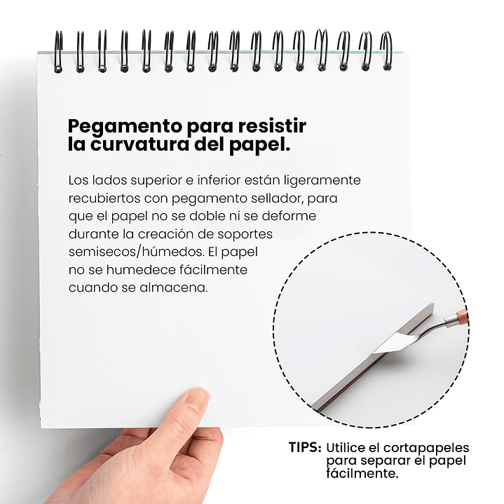 HIMI CUADERNO 8.5IN GOUCHE PAD 21.6*21.6CM-50PCS ROSADO-160G 4