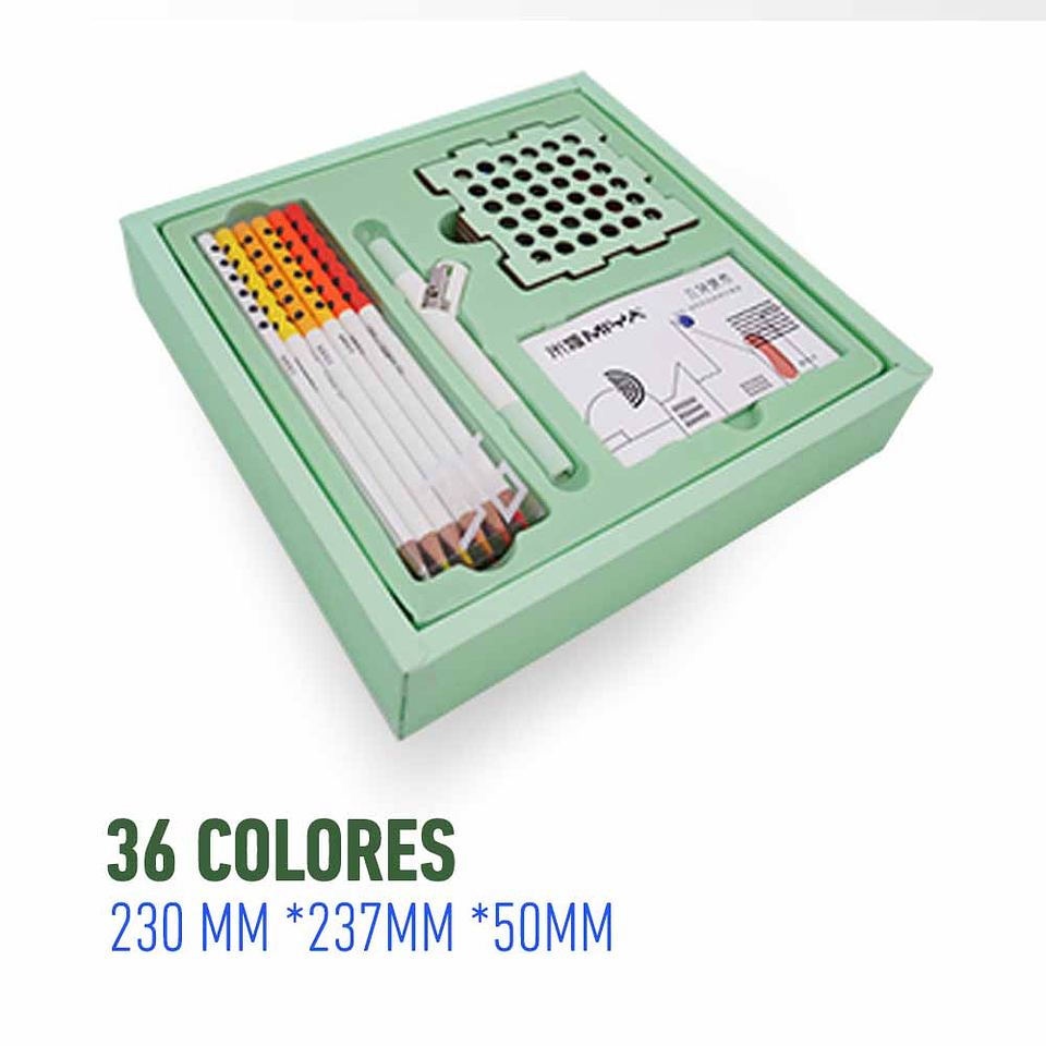 MIYA SET DE REGALO 36 LAPICES DE COLORES  2