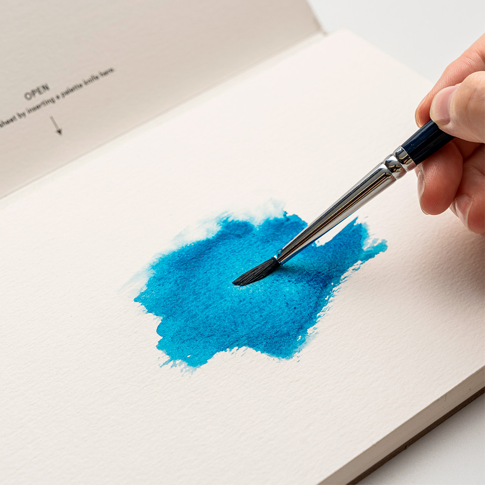 HIMI WATERCOLOR PAD (5.5*8.5IN BLUE) 2