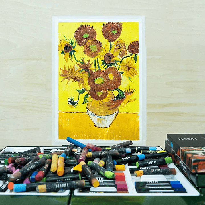 HIMI PASTELES AL OLEO 36 COLORES  7