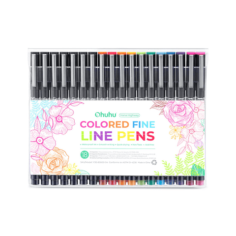 OHUHU HANA HIGHWAY FINELINER BOLÍGRAFOS DE DIBUJO
