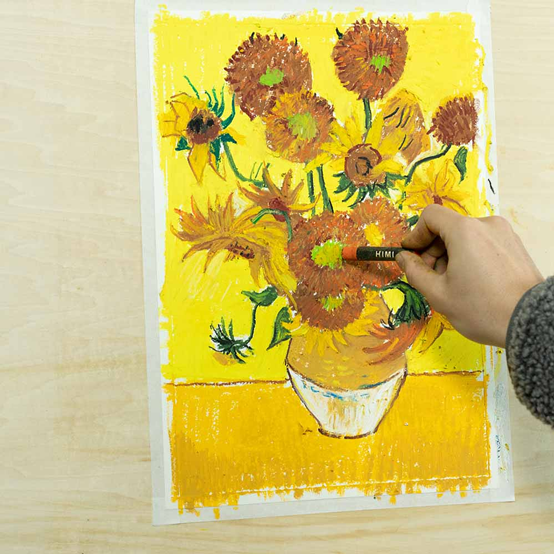 HIMI PASTELES AL OLEO 36 COLORES  8