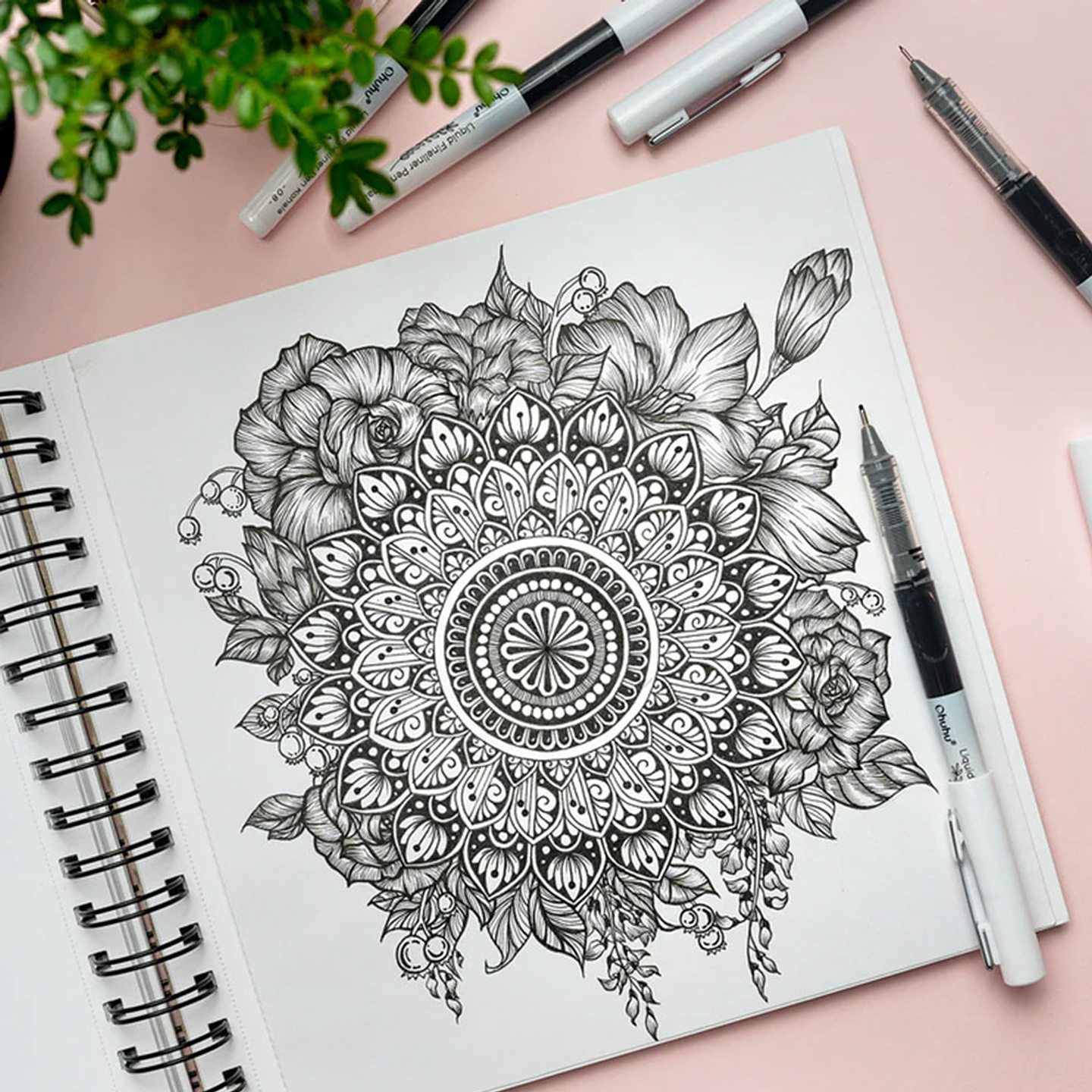 OHUHU KOHALA TIRALINEAS DE PUNTA FINA PAQUETE DE 9 4