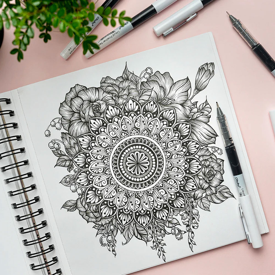 OHUHU KOHALA TIRALINEAS DE PUNTA FINA PAQUETE DE 9 4