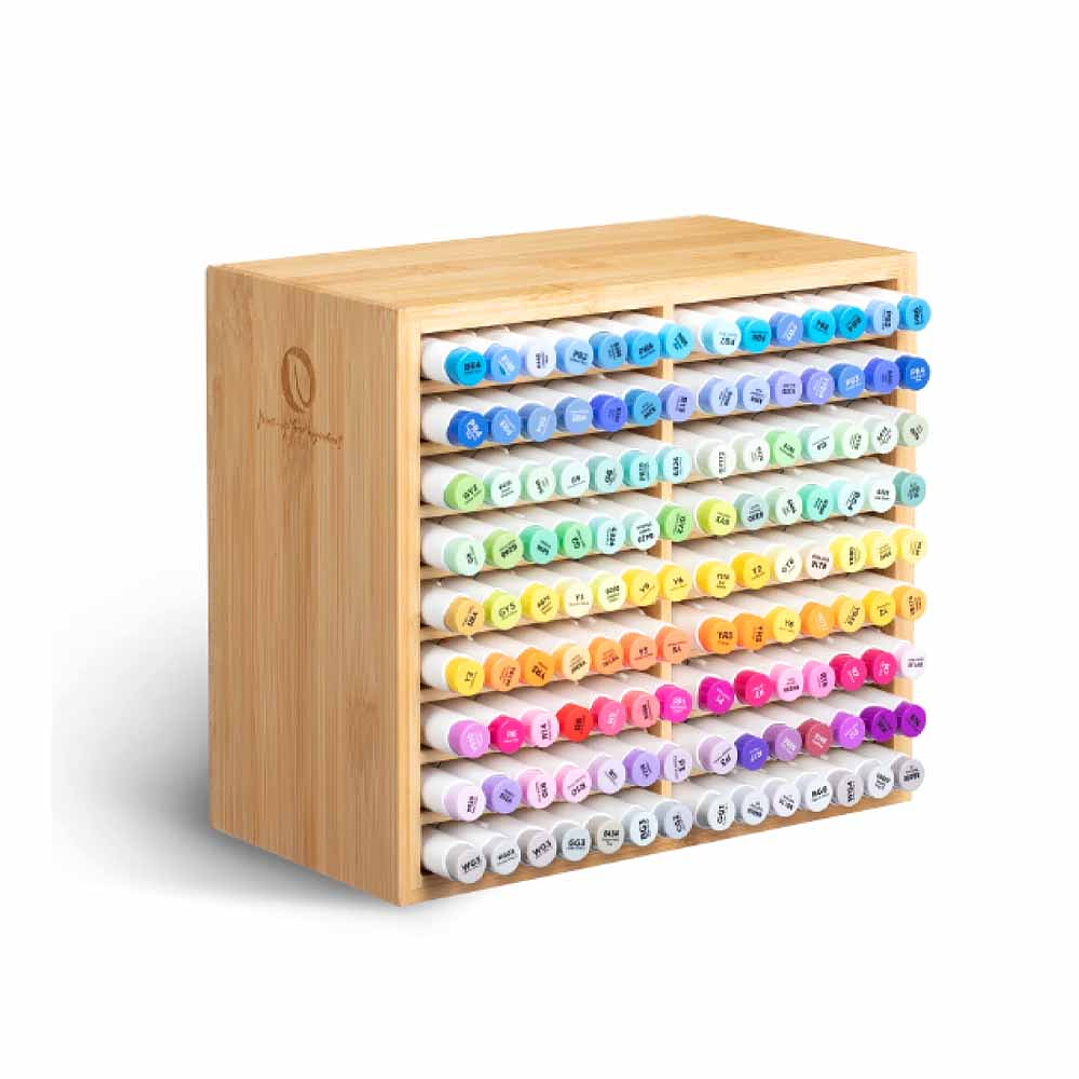 OHUHU ORGANIZADOR DE MARCADORES DE BAMBÚ 1