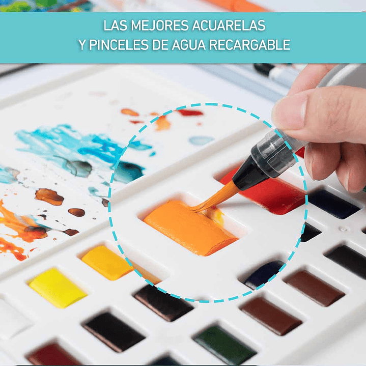 HIMI SET DE ACUARELA 24 COLORES  18