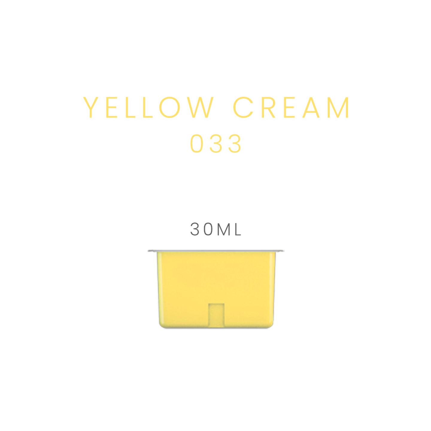 YELLOW CREAM 033 Recambio de Pintura Gouache Miya Himi de 30 ml 4 unidades 1