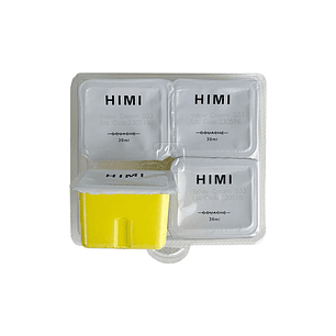 YELLOW CREAM 033 Recambio de Pintura Gouache Miya Himi de 30 ml 4 unidades