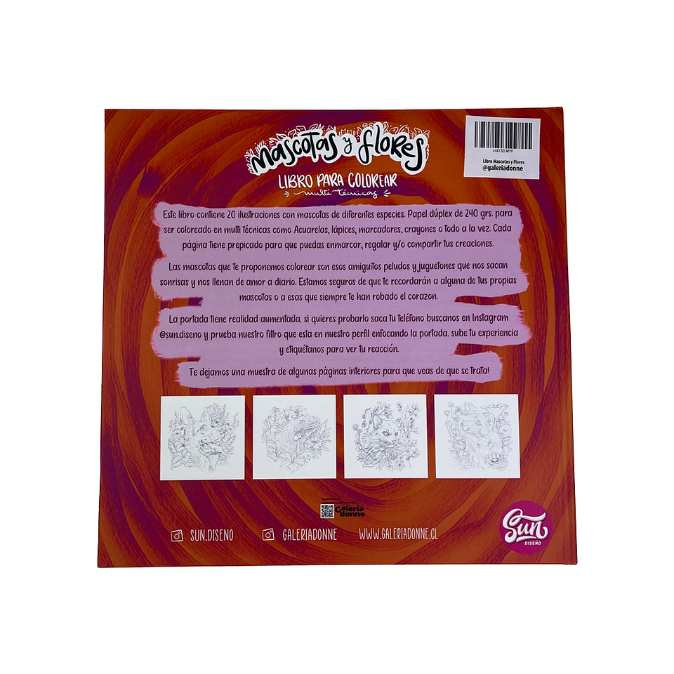 LIBRO MASCOTAS Y FLORES POR SUN DISEÑO 2