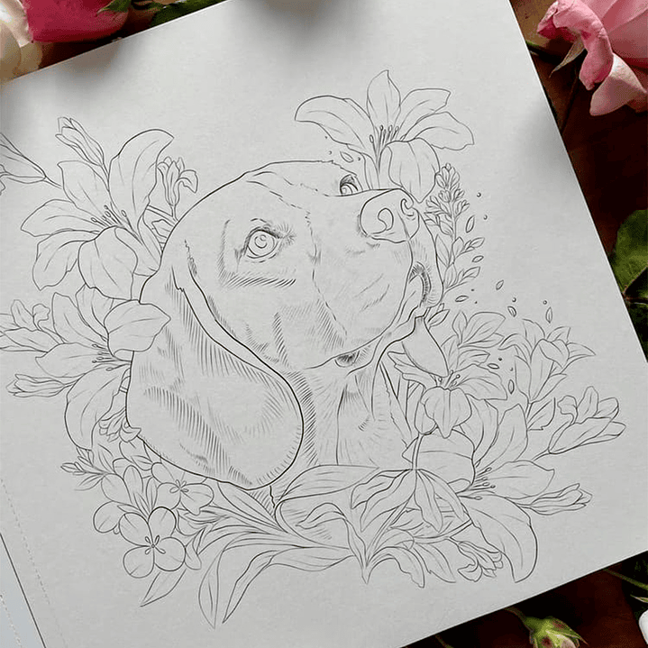 LIBRO MASCOTAS Y FLORES POR SUN DISEÑO 4