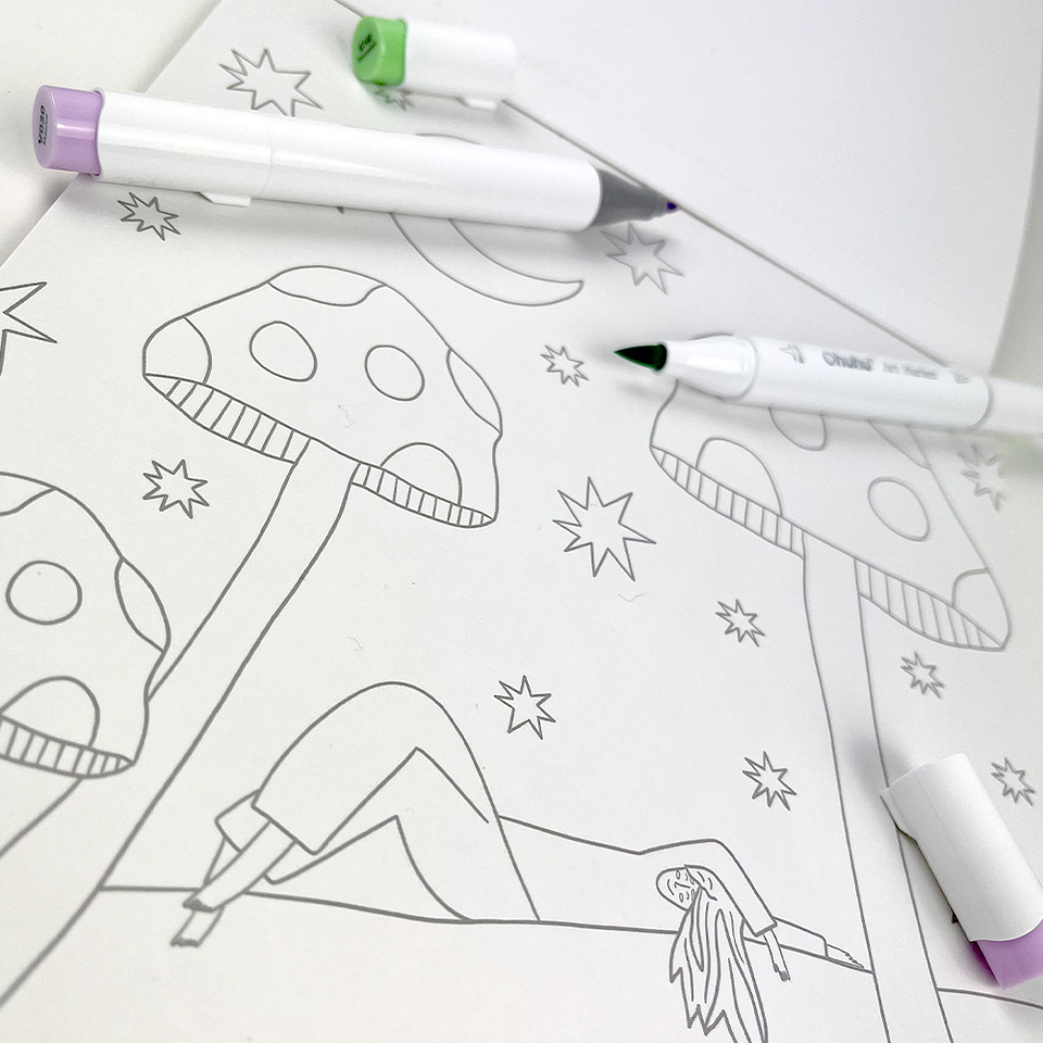 BLOCK PARA COLOREAR MYSTICUS 5