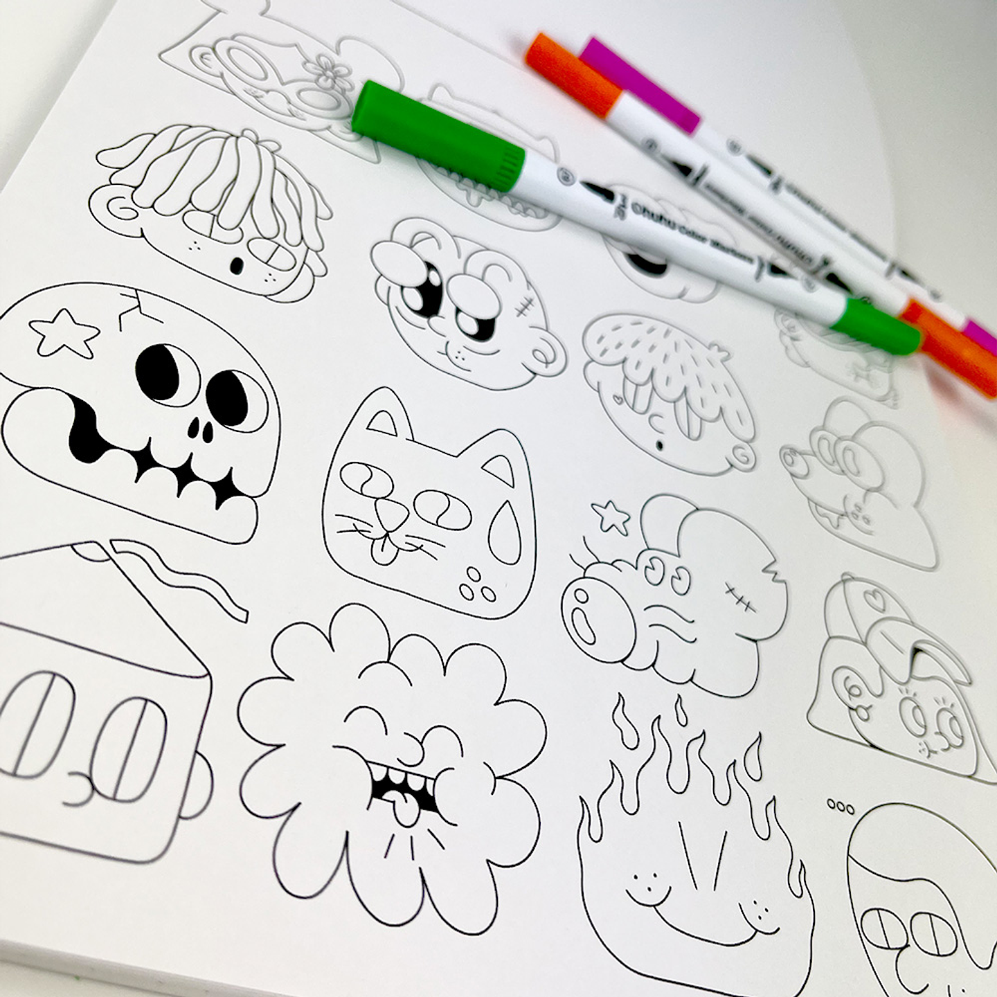 BLOCK PARA COLOREAR DERSI ESTUVO AQUI 3