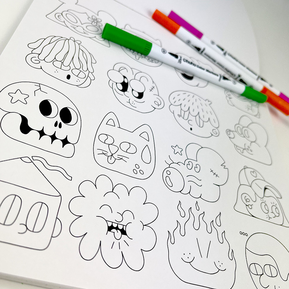 BLOCK PARA COLOREAR DERSI ESTUVO AQUI 3