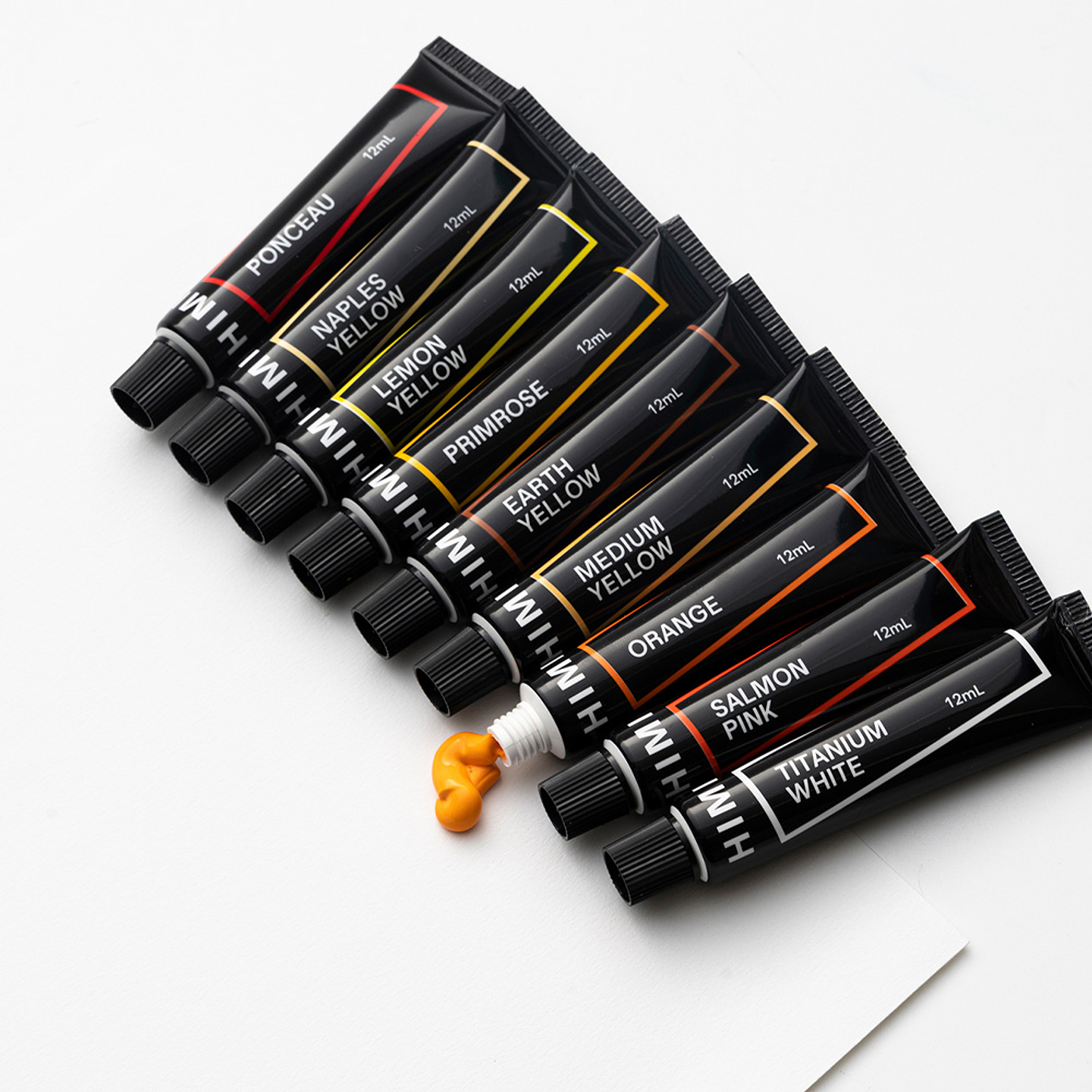 TUBOS DE PINTURA ACRÍLICA HIMI, 12ML/18COLORES 4