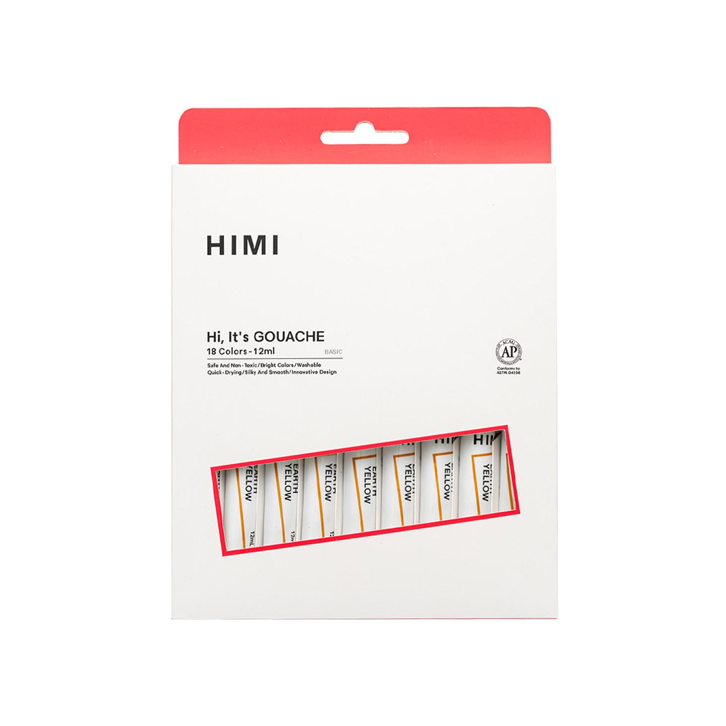 HIMI SET DE TUBOS DE 18 PINTURA GOUACHE 12ML  5