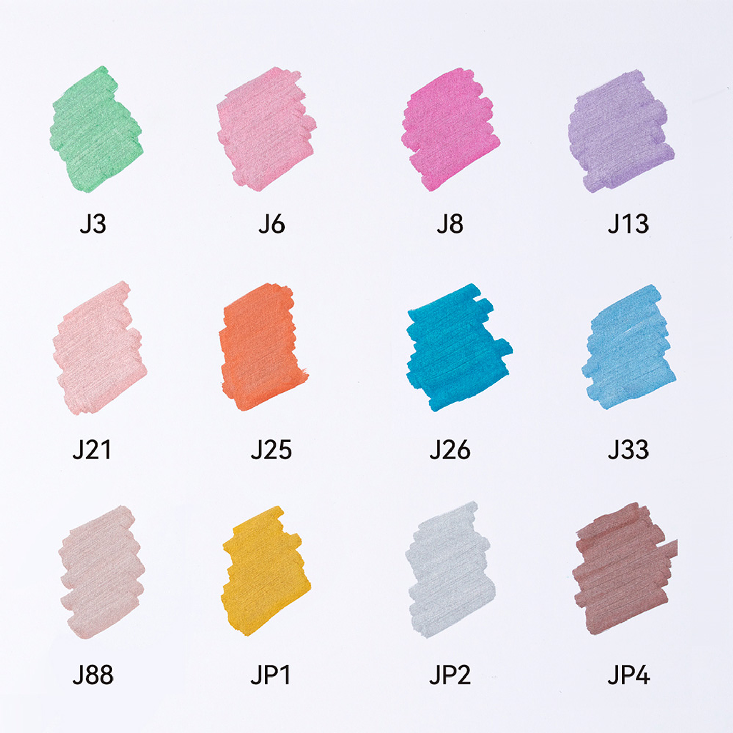 ARRTX MARCADORES METÁLICOS ACRÍLICO DE 12 COLORES 4