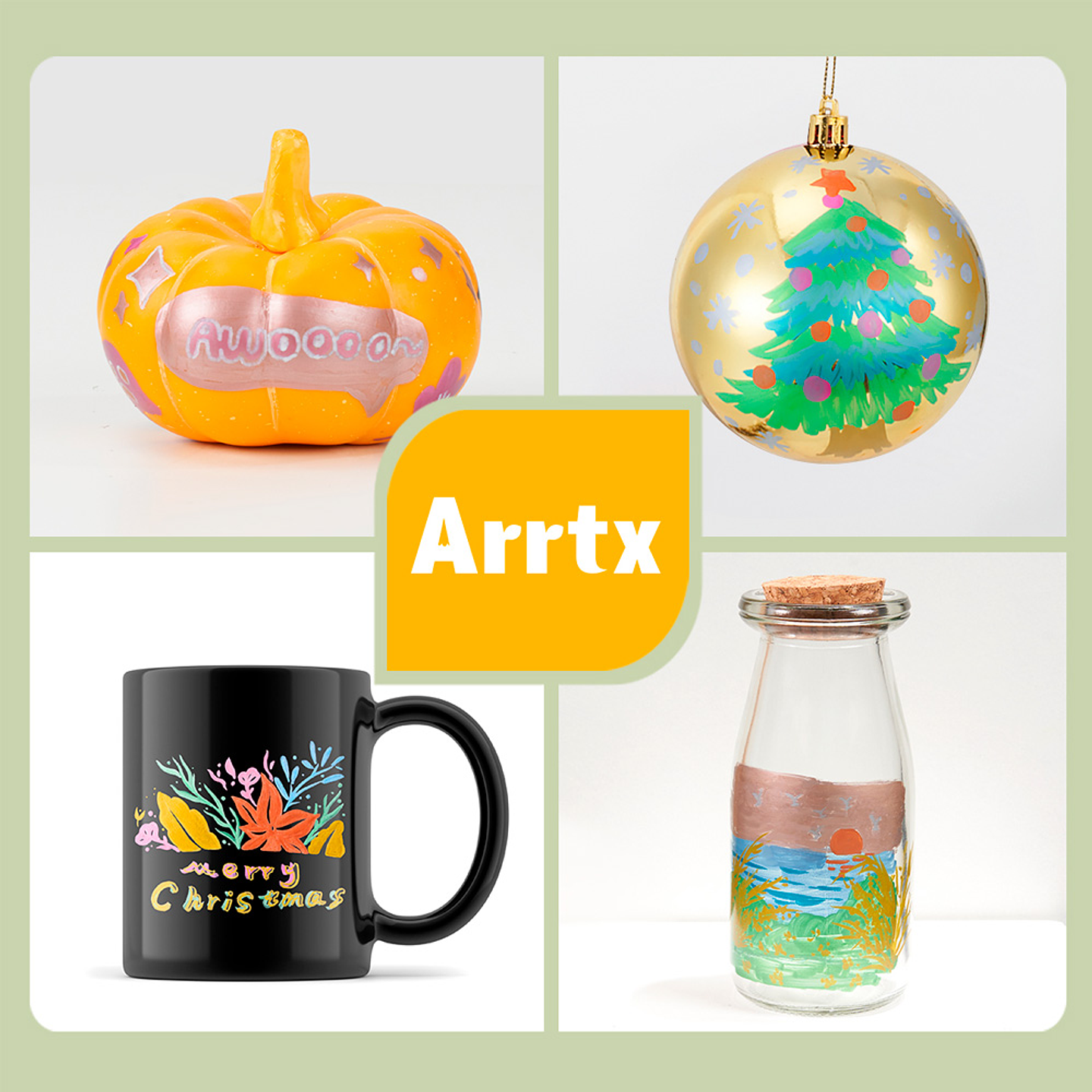 ARRTX MARCADORES METÁLICOS ACRÍLICO DE 12 COLORES 6