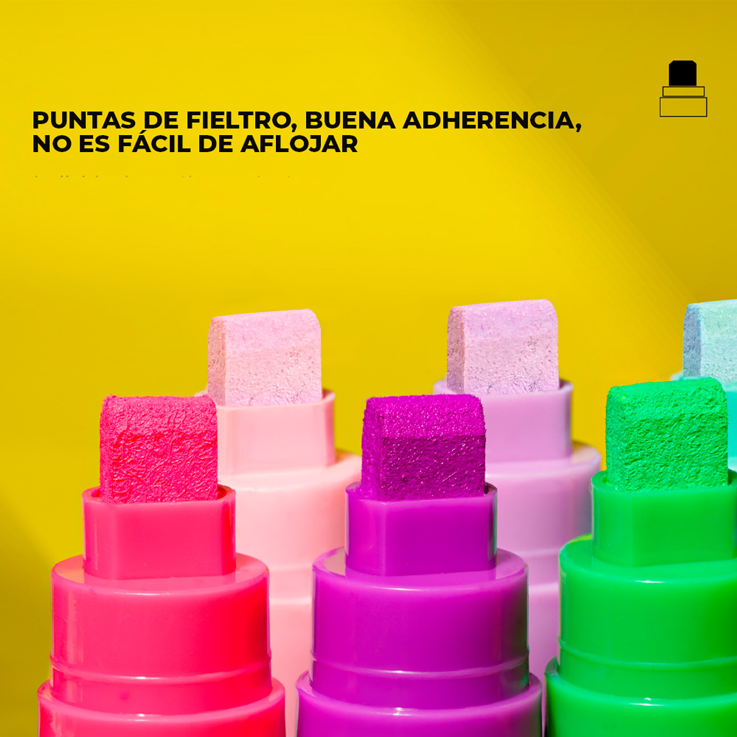 ARRTX 12 MARCADORES ACRÍLICOS JUMBO (PUNTAS ANCHAS DE 10 MM) 3