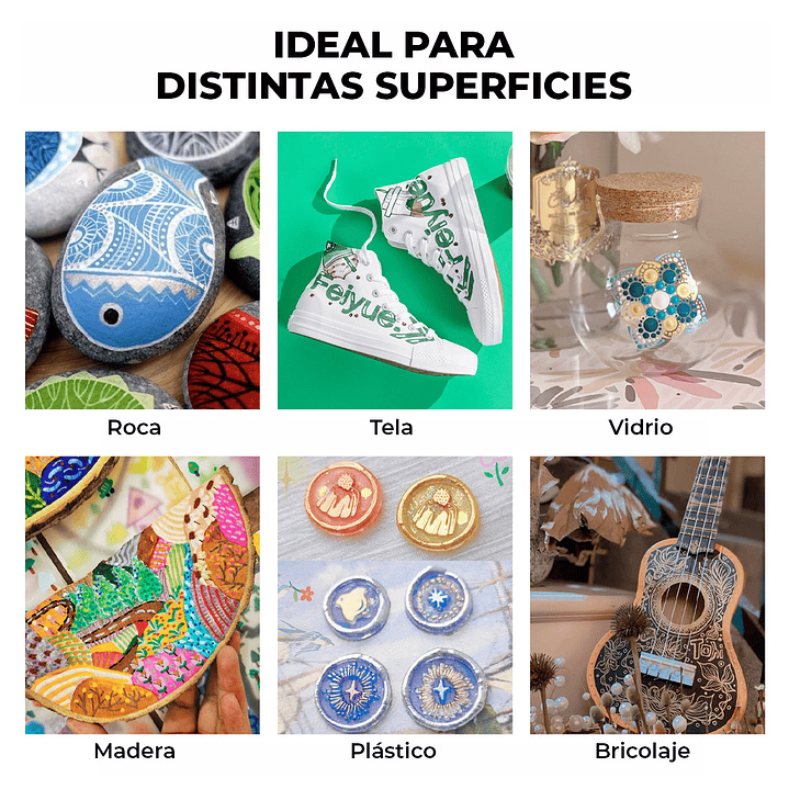 ARRTX 18 MARCADORES METÁLICOS DOBLE PUNTA PINCEL & FINA 3