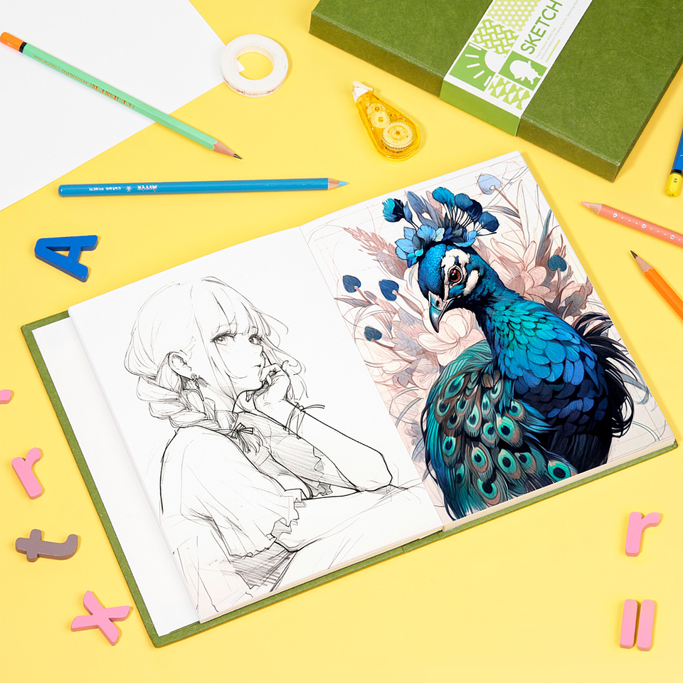 ARRTX CUADERNO DE BOCETOS A5 LIBRE DE ÁCIDO 180 G 4