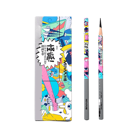 LÁPIZ DE CARBÓN MIYA 8 UNDS NEUTRO