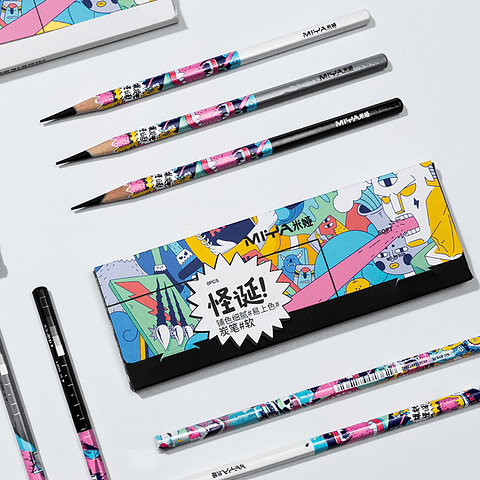 LÁPIZ DE CARBÓN MIYA 8 UNDS NEUTRO