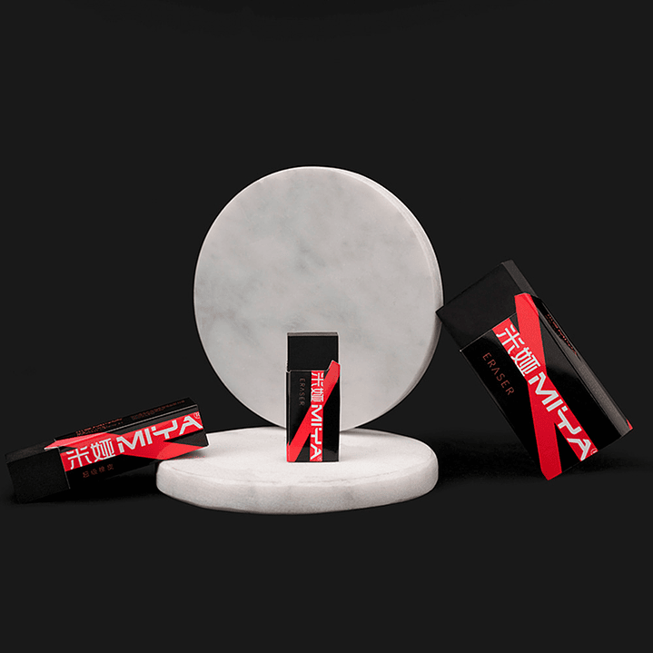 GOMA DE BORRAR CJ, NEGRO/BLANCO, GRANDE 3