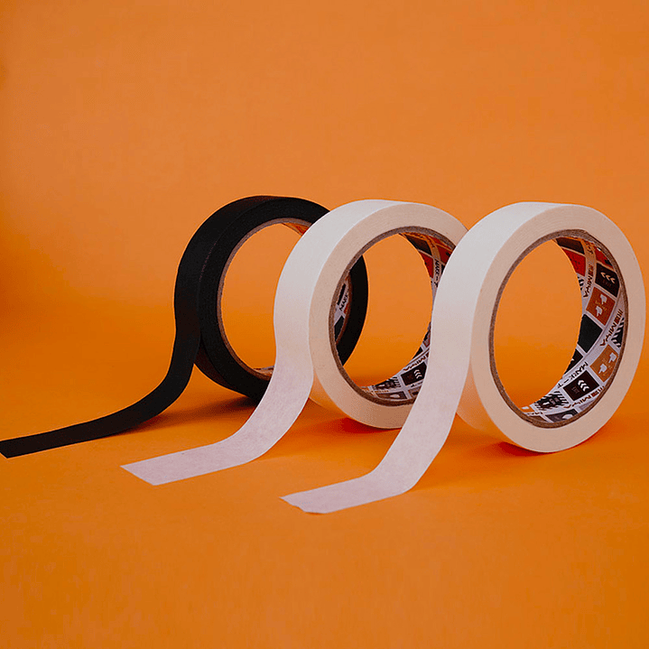 CINTA DE PAPEL CJ, ANCHO 24 MM (DIÁMETRO INTERNO 7,6 CM), LARGO 25 M, NEGRO 3