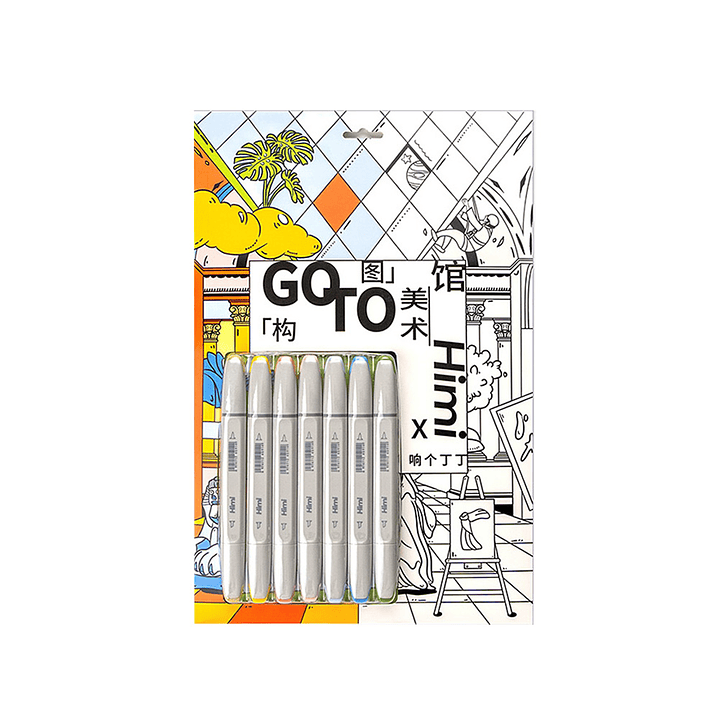 MARCADORES HIMI-GoTo 7 COLORES  2