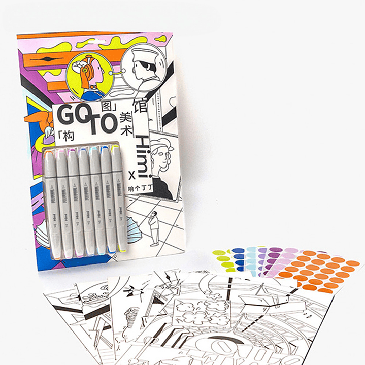 MARCADORES HIMI-GoTo 7 COLORES  1